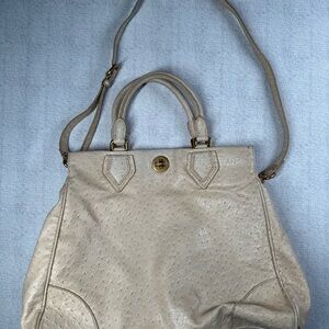 Marc Jacobs Beige Textured Shoulder Bag